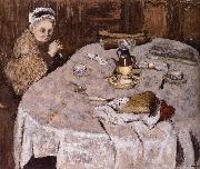 Edouard Vuillard Vial wife's breakfast oil painting reproduction
